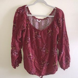 Off the shoulder top